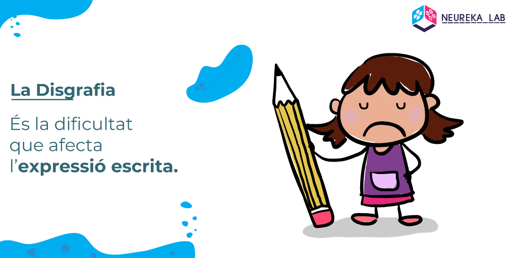 La disgrafia és la dificultat que afecta l'expressió escrita.