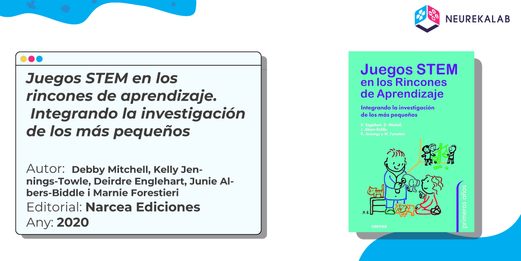 Juegos STEM en los rincones de aprendizaje. Integrando la investigación de los más pequeños / Autores: Debby Mitchell, Kelly Jennings-Towle, Deirdre Englehart, Junie Albers-Biddle i Marnie Forestieri / Editorial: Narcea Ediciones / Any: 2020