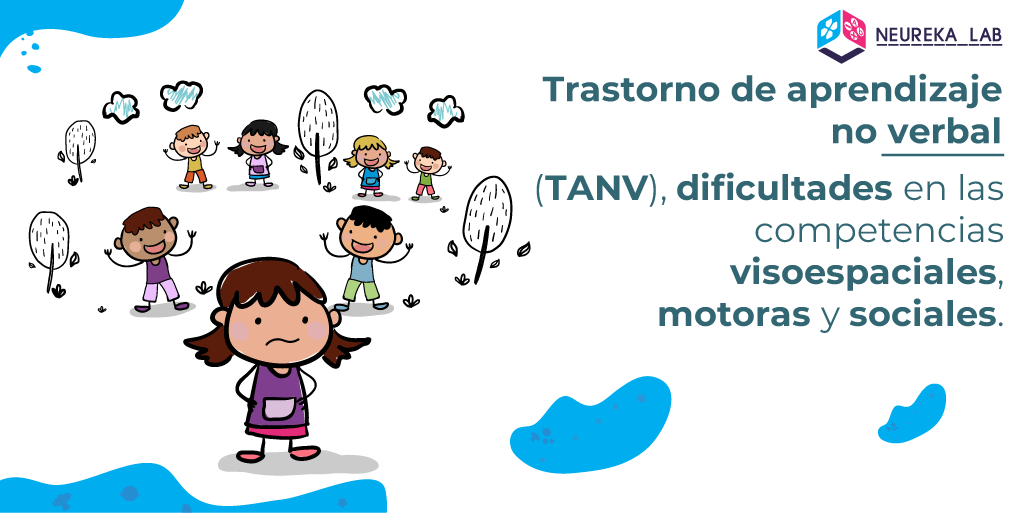 El trastorno de aprendizaje no verbal (TANV) hace referencia a las dificultades en las competencias visuoespaciales, motoras y sociales.